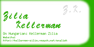 zilia kellerman business card
